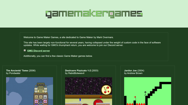 Game Maker Games